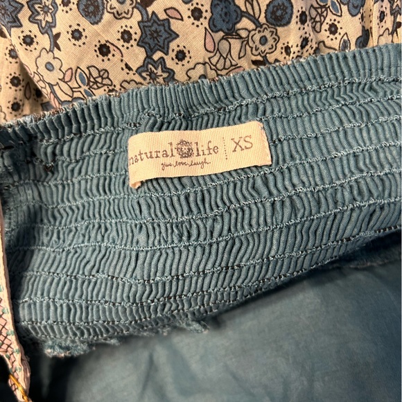 Natural Life floral tiered maxi dress. Size XS. NWOT. 100% cotton. - Picture 10 of 10